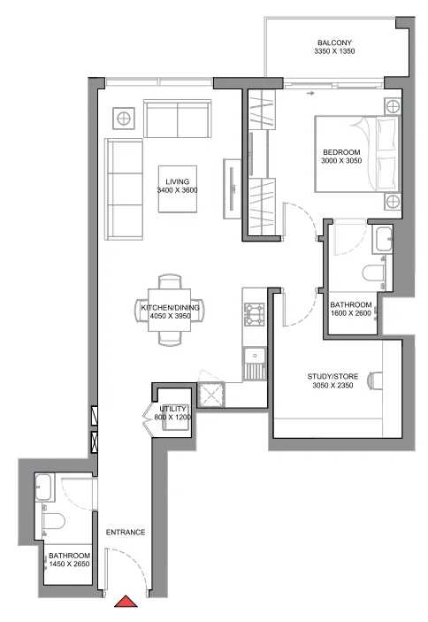 Sobha 340 Riverside Crescent floor plan