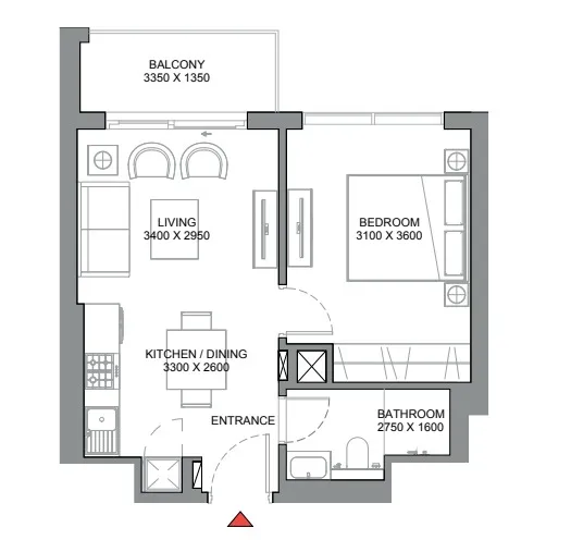 Sobha 350 Riverside Crescent floor plan