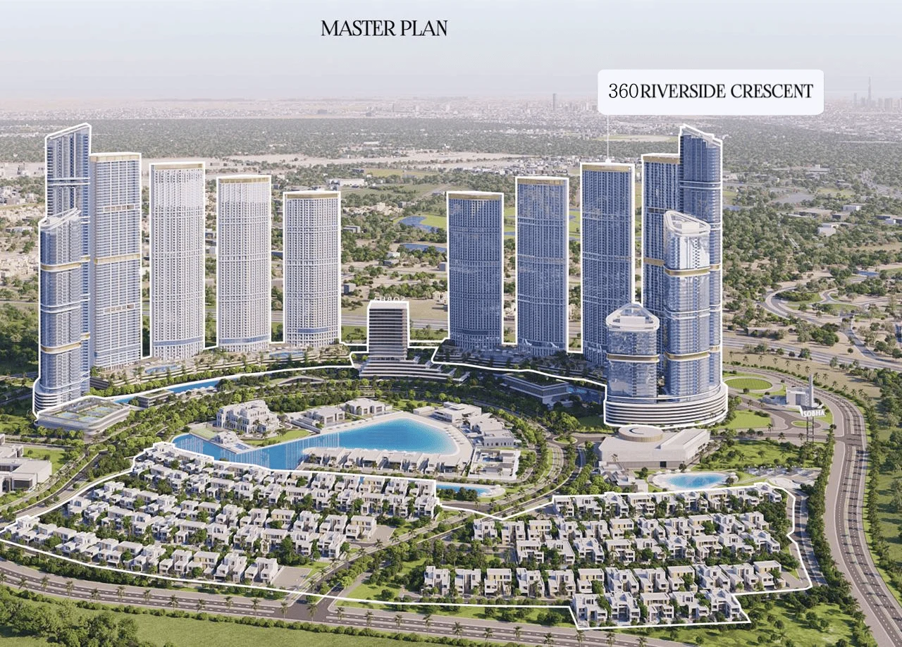 Sobha 360 Riverside Crescent master plan