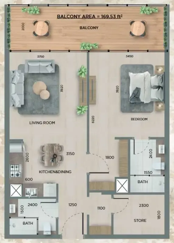 Tabeer Real Estate Development LLC 368 Park Ln. floor plan
