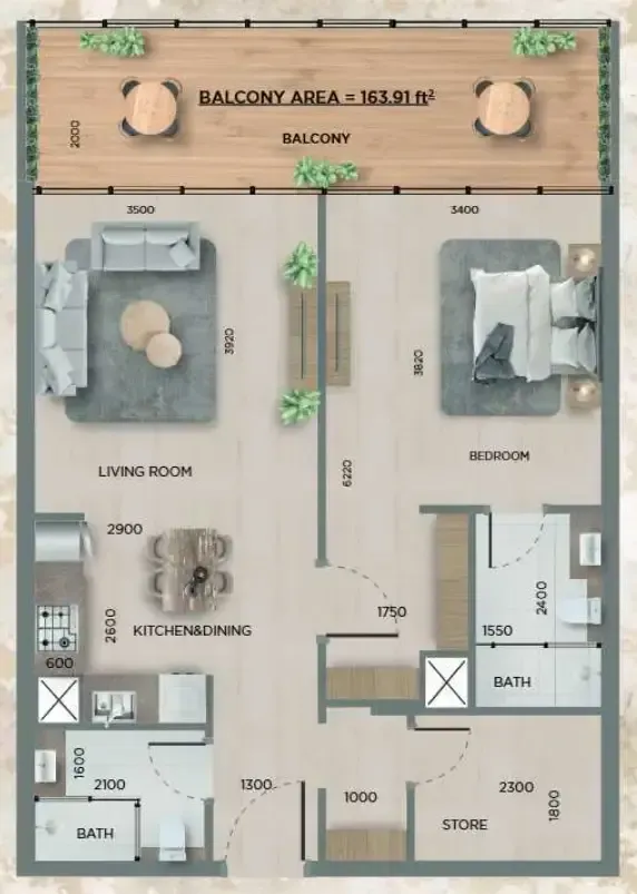 Tabeer Real Estate Development LLC 368 Park Ln. floor plan
