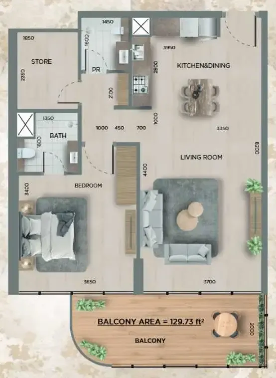 Tabeer Real Estate Development LLC 368 Park Ln. floor plan