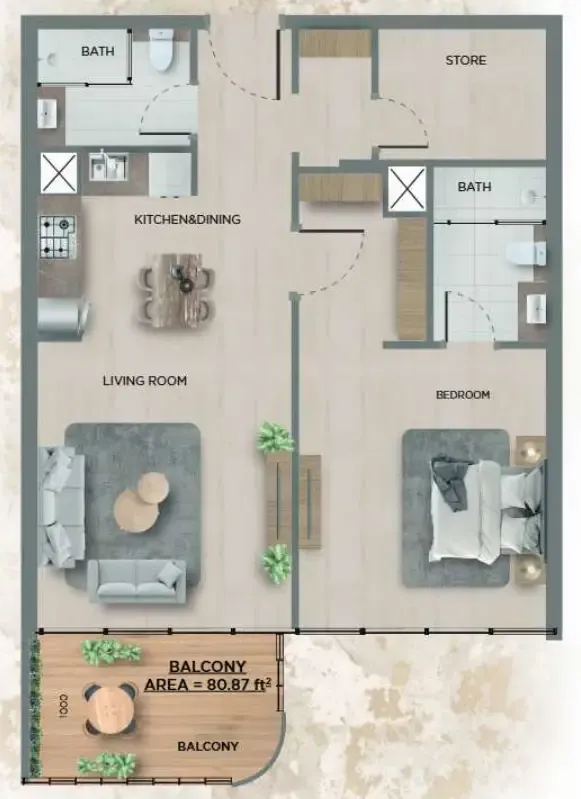 Tabeer Real Estate Development LLC 368 Park Ln. floor plan
