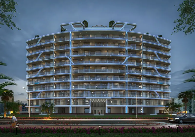 Exterior at 48 Parkside in Arjan Dubai
