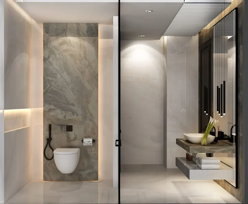 Interior at 48 Parkside in Arjan Dubai