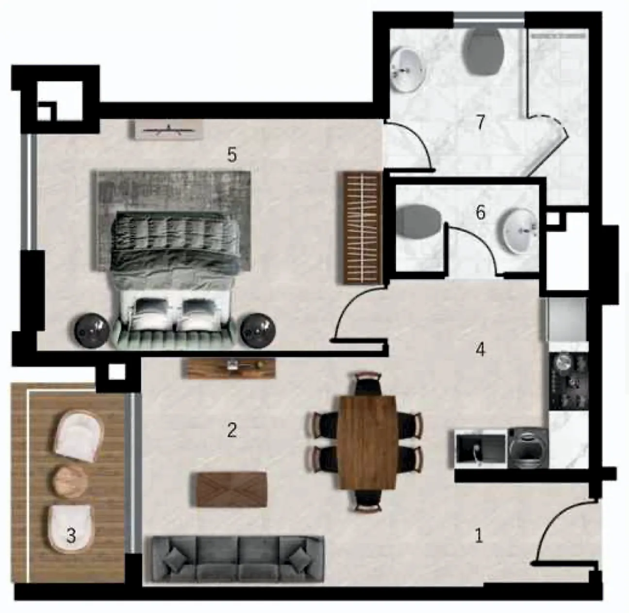 Dugasta 7 Seasons floor plan