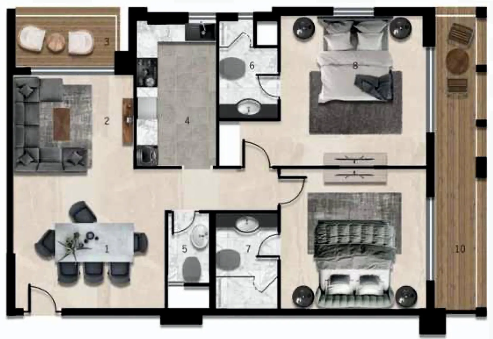 Dugasta 7 Seasons floor plan