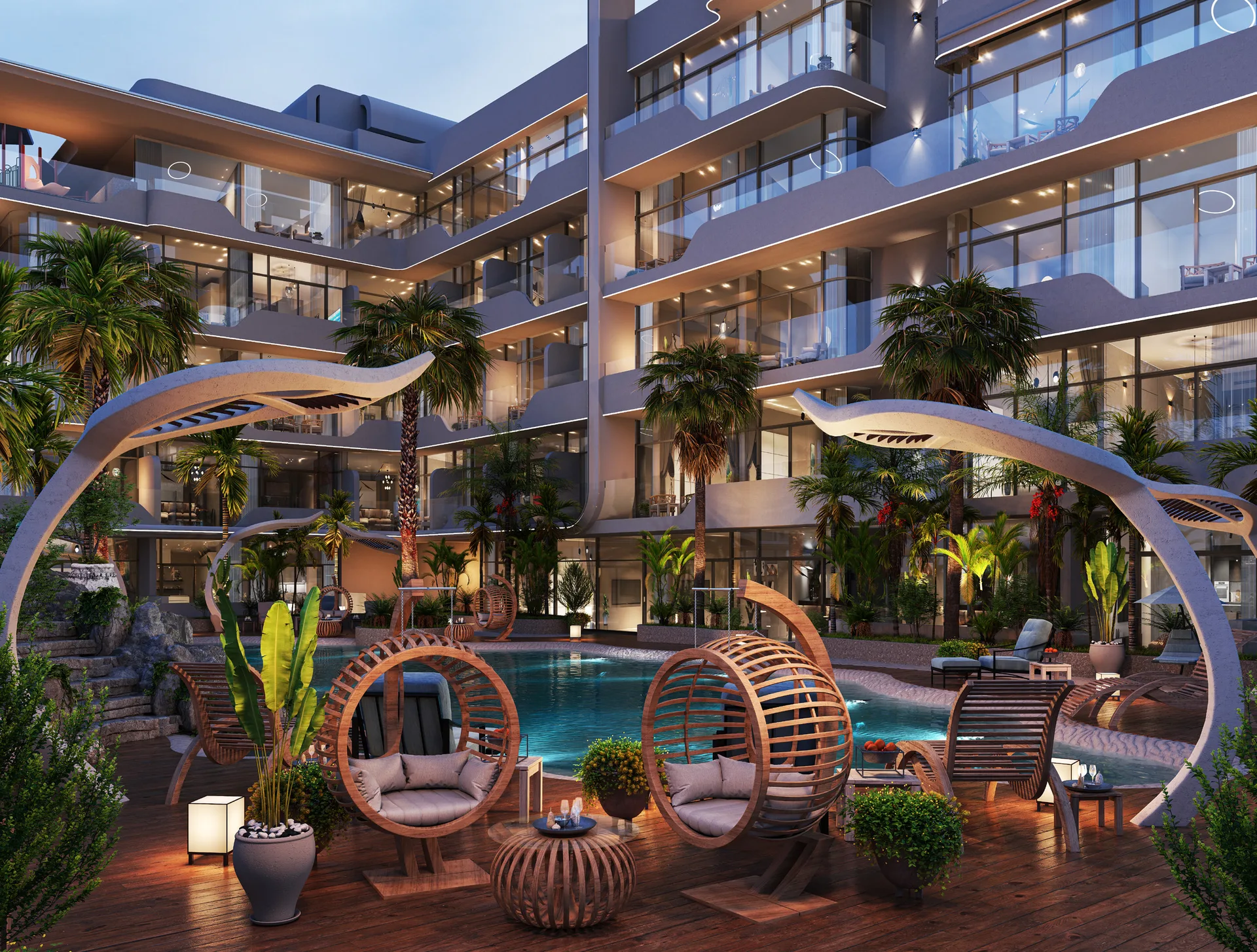 Exterior at 99 Parkplace in JVC (Jumeirah Village Circle) Dubai
