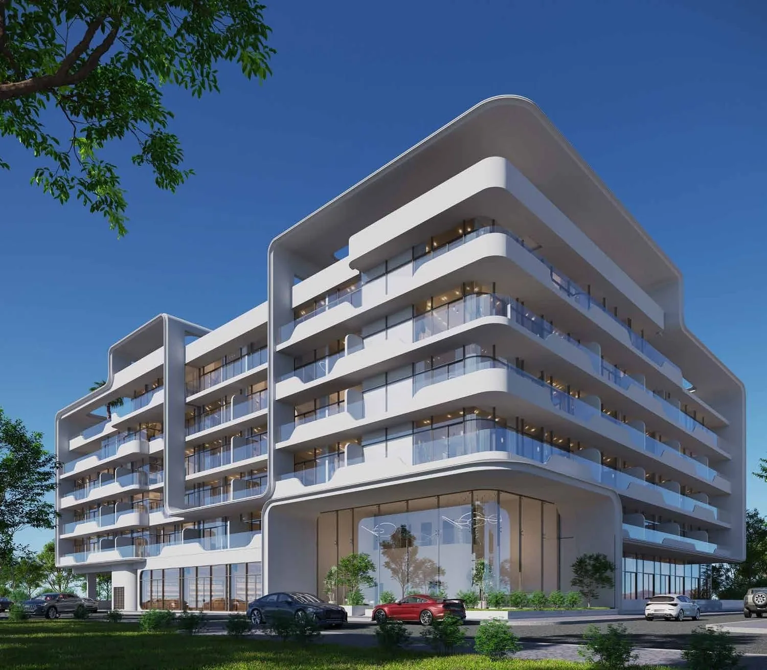 Exterior at 99 Parkplace in JVC (Jumeirah Village Circle) Dubai