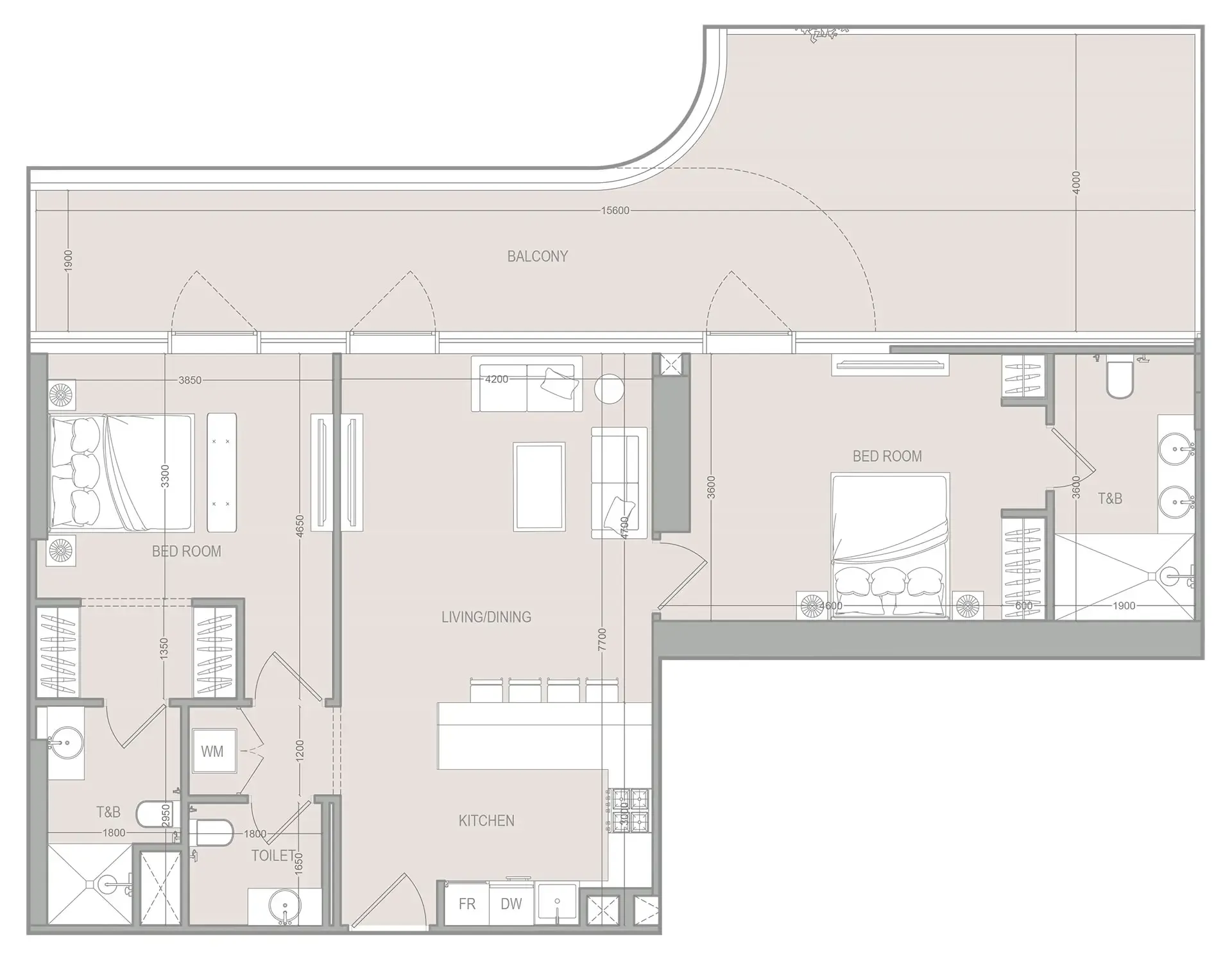 Object 1 A1LA Residence floor plan