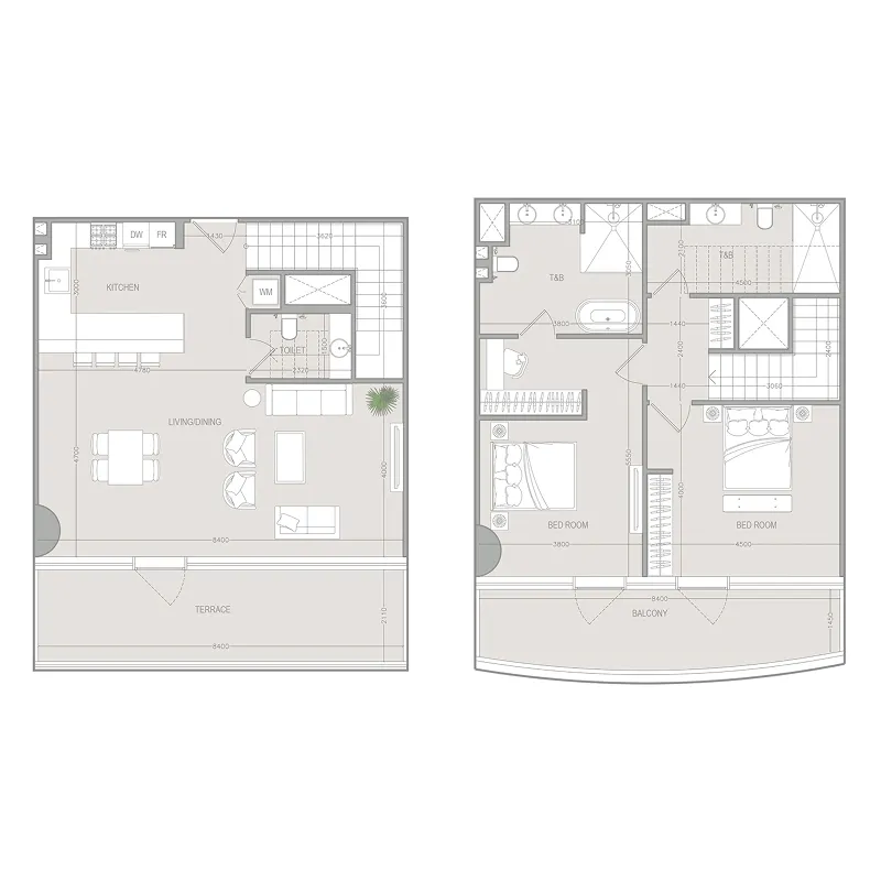 Object 1 A1LA Residence floor plan