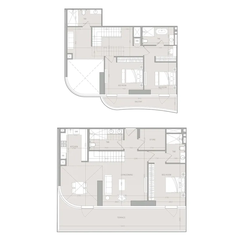 Object 1 A1LA Residence floor plan