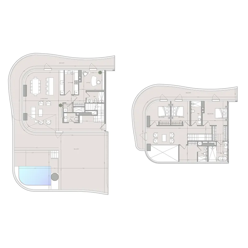 Object 1 A1LA Residence floor plan