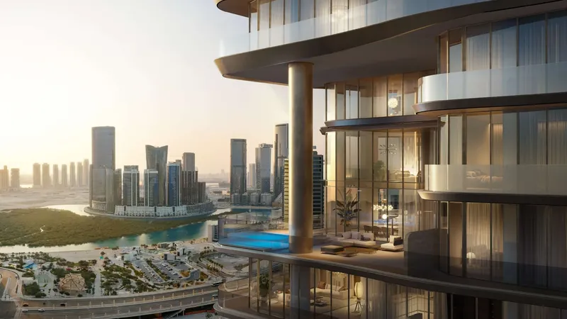 Exterior at A1LA Residence in Abu Dhabi Abu Dhabi
