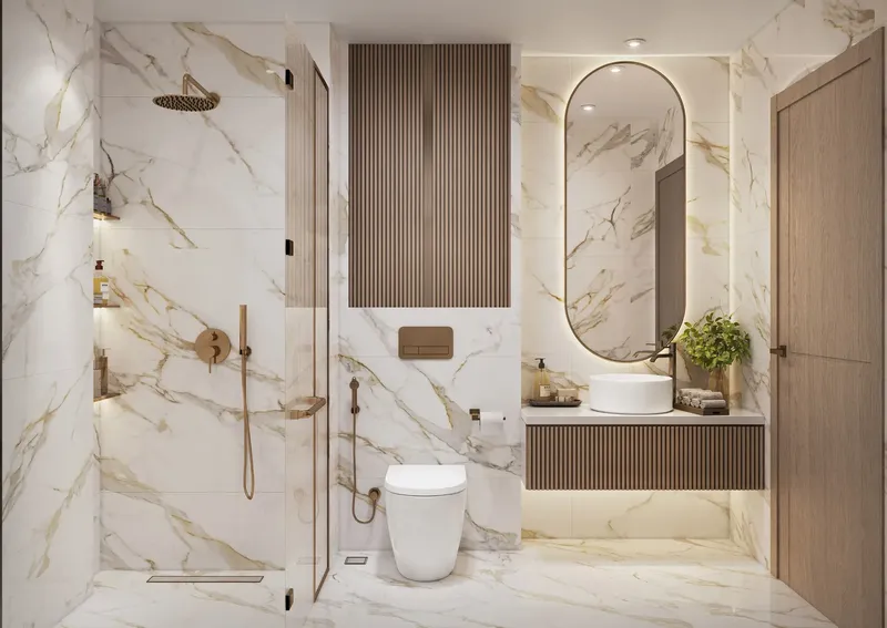 Interior at Aark Terraces in Dubailand Residence Complex Dubai