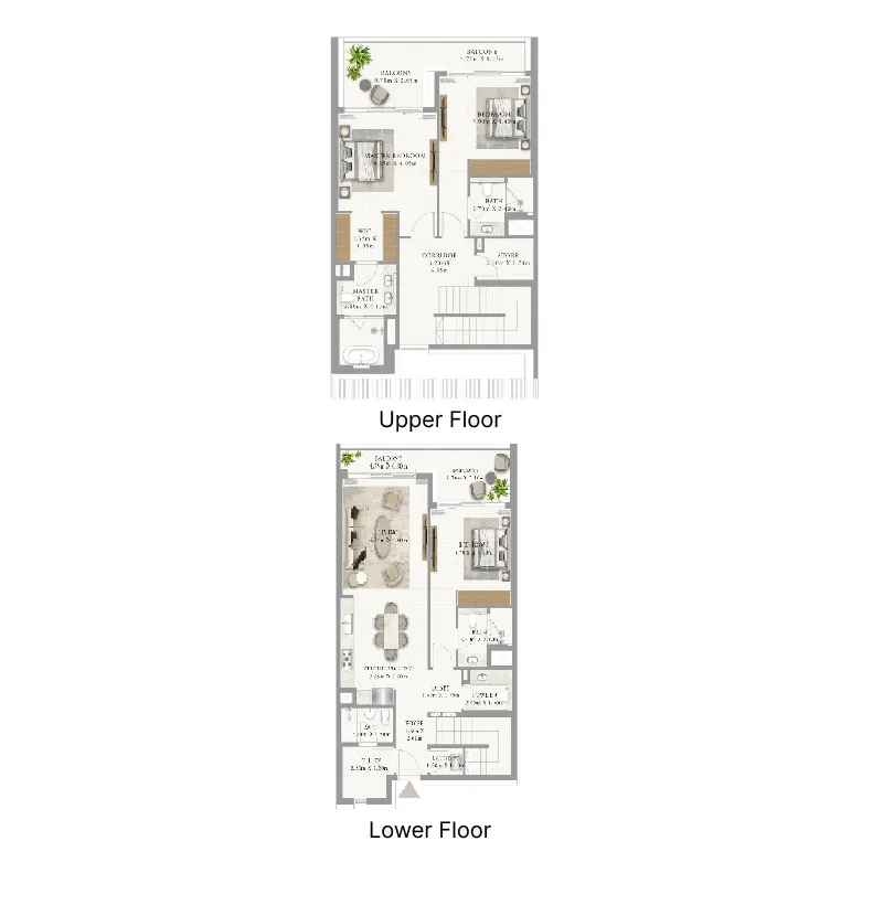 Emaar Address Residences Al Marjan Island floor plan