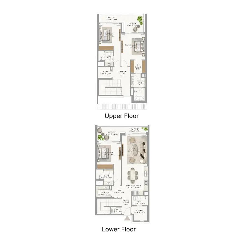 Emaar Address Residences Al Marjan Island floor plan