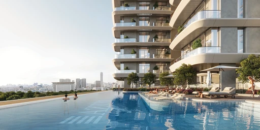 Adults' & Kids' Swimming Pools amenity image at Azizi Leily