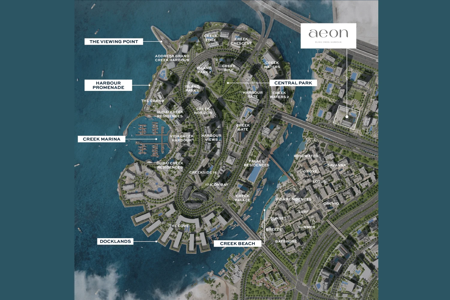 Emaar Aeon master plan
