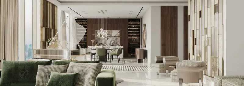 Interior at Aeternitas in Dubai Marina Dubai