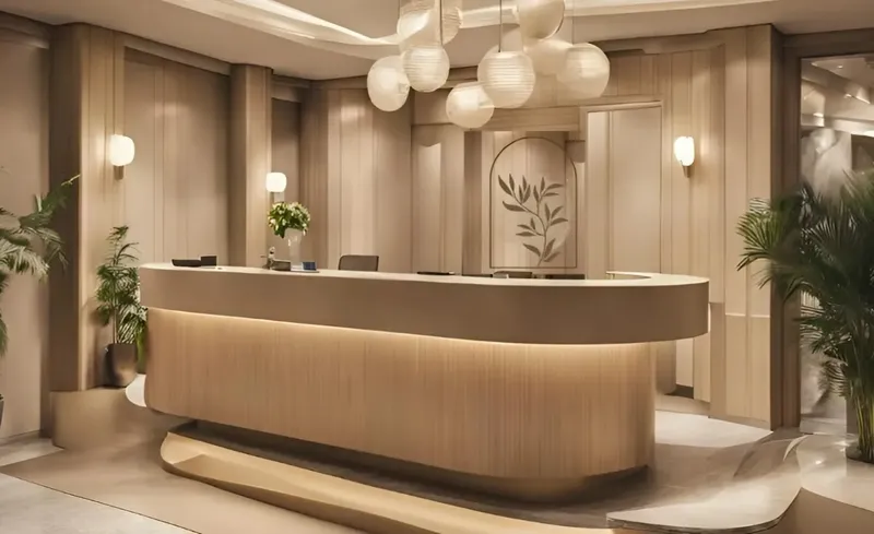 Lobby at AG Ark in Dubailand Residence Complex Dubai