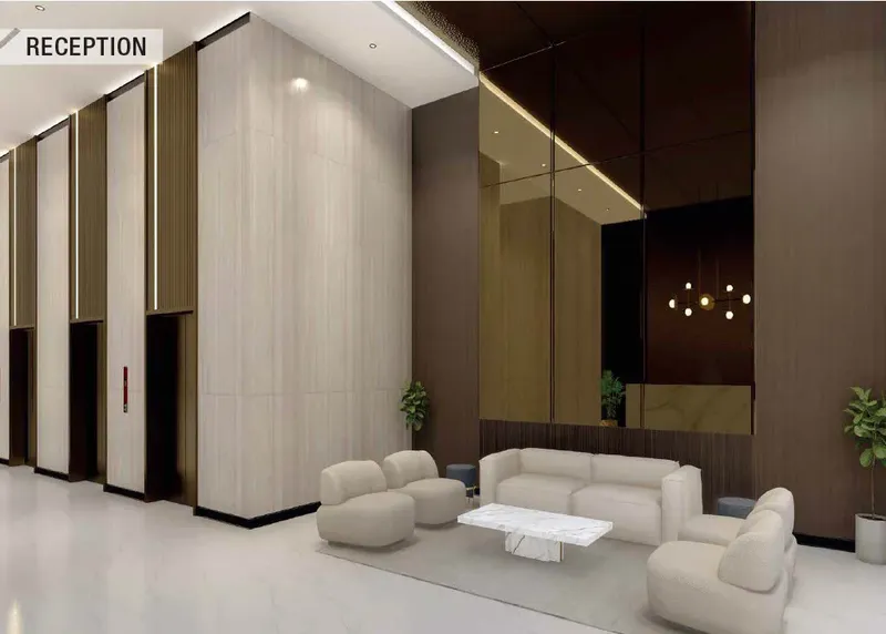 Lobby at Ajman Creek Towers in Ajman