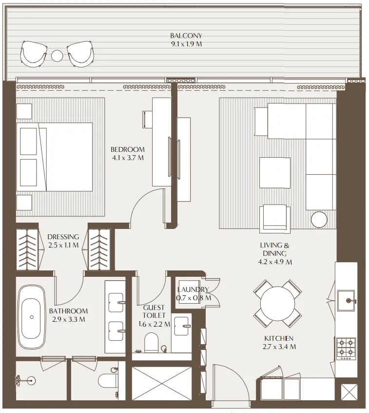 Arada Akala Residences floor plan
