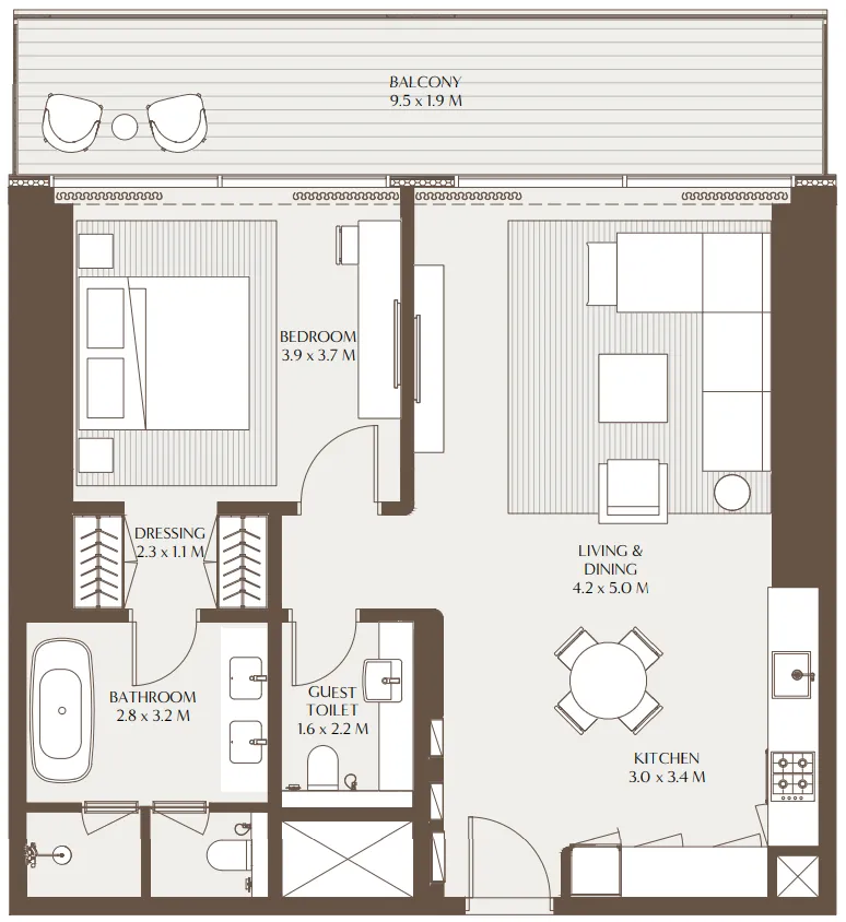 Arada Akala Residences floor plan