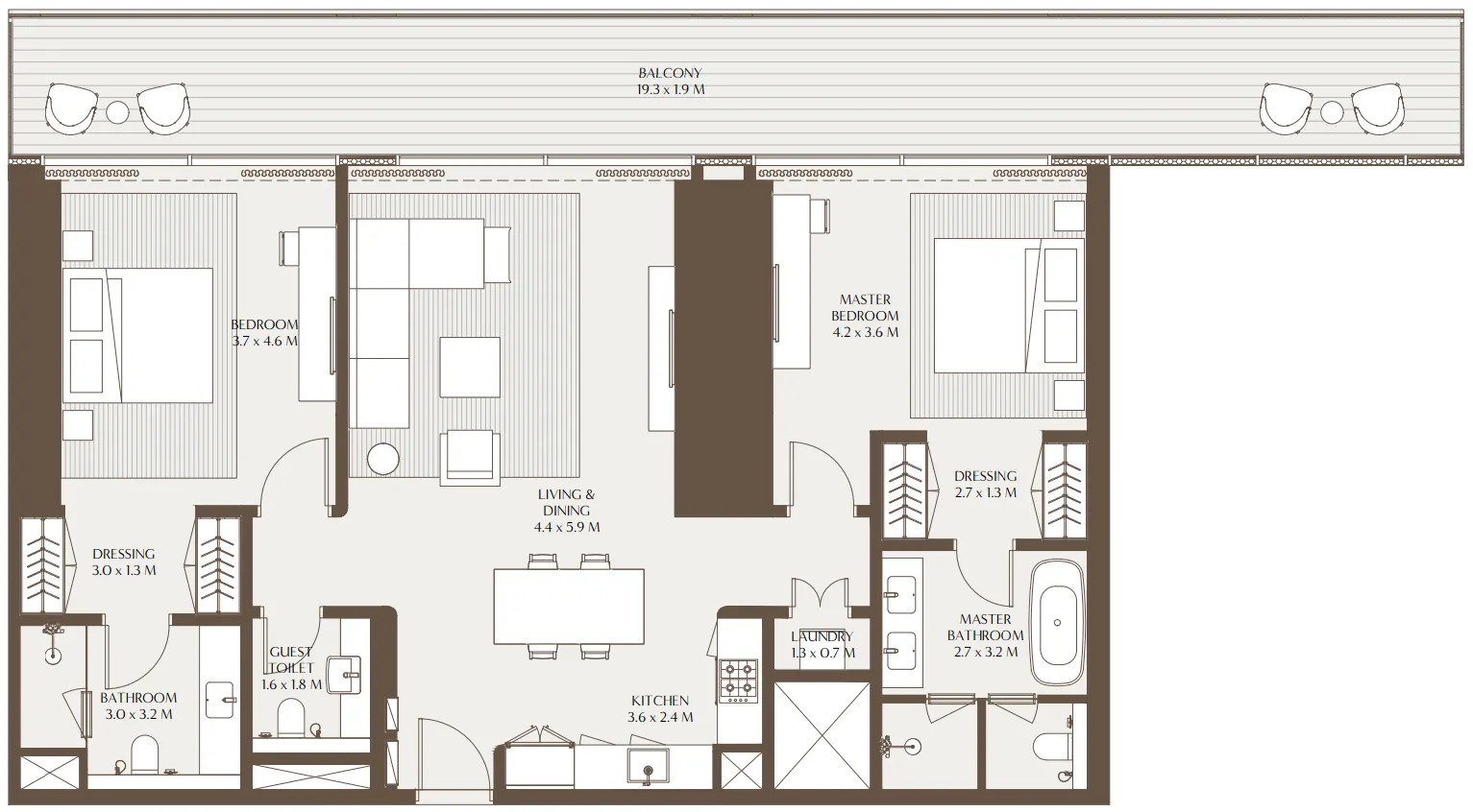 Arada Akala Residences floor plan