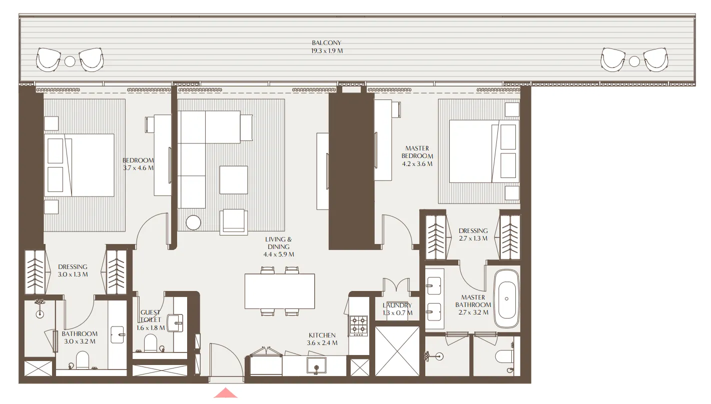 Arada Akala Residences floor plan