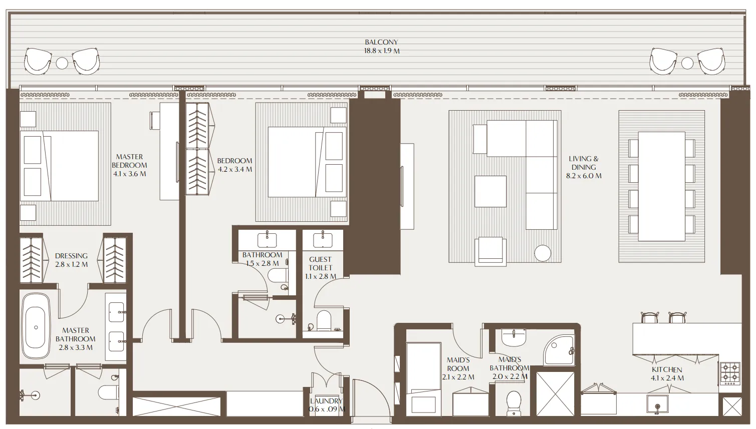 Arada Akala Residences floor plan