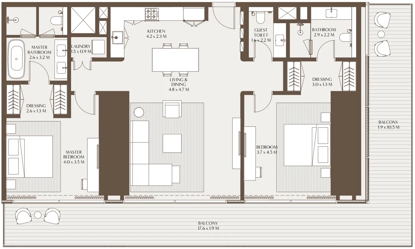 Arada Akala Residences floor plan