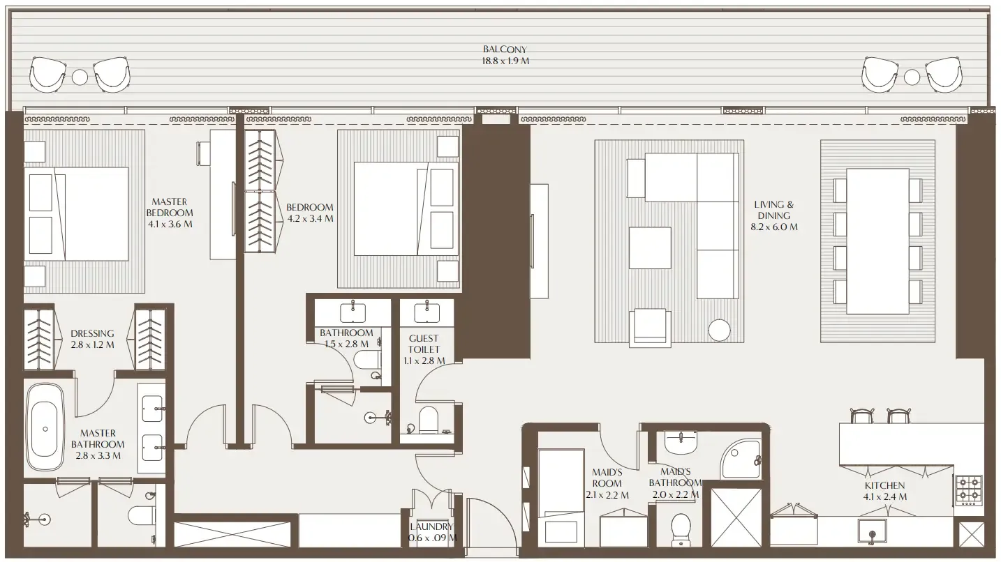 Arada Akala Residences floor plan