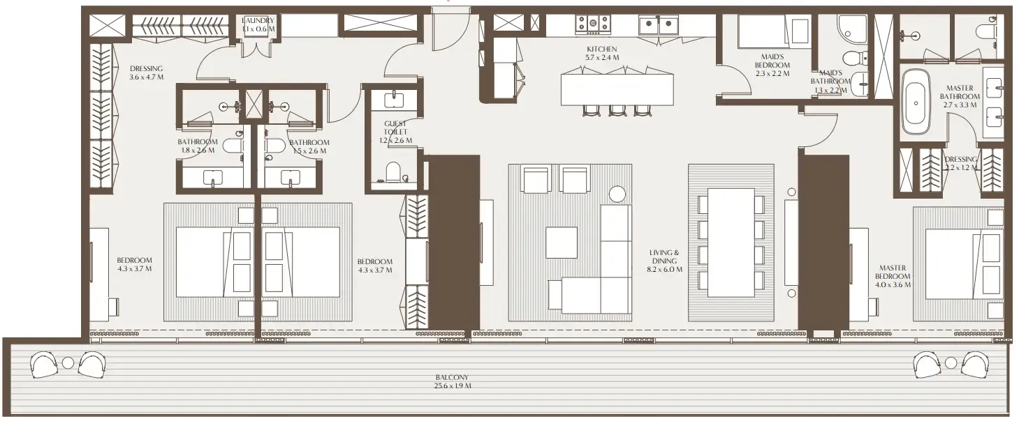 Arada Akala Residences floor plan