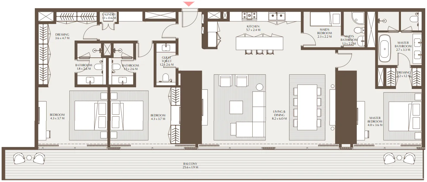 Arada Akala Residences floor plan