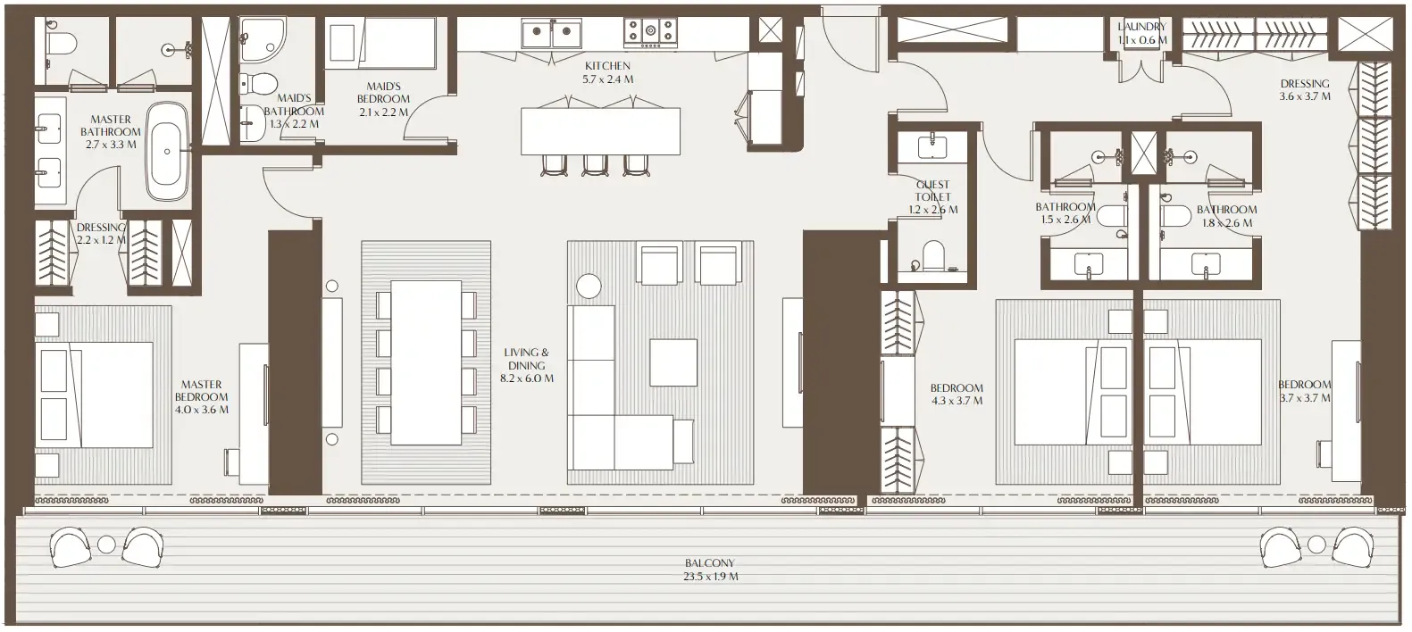 Arada Akala Residences floor plan