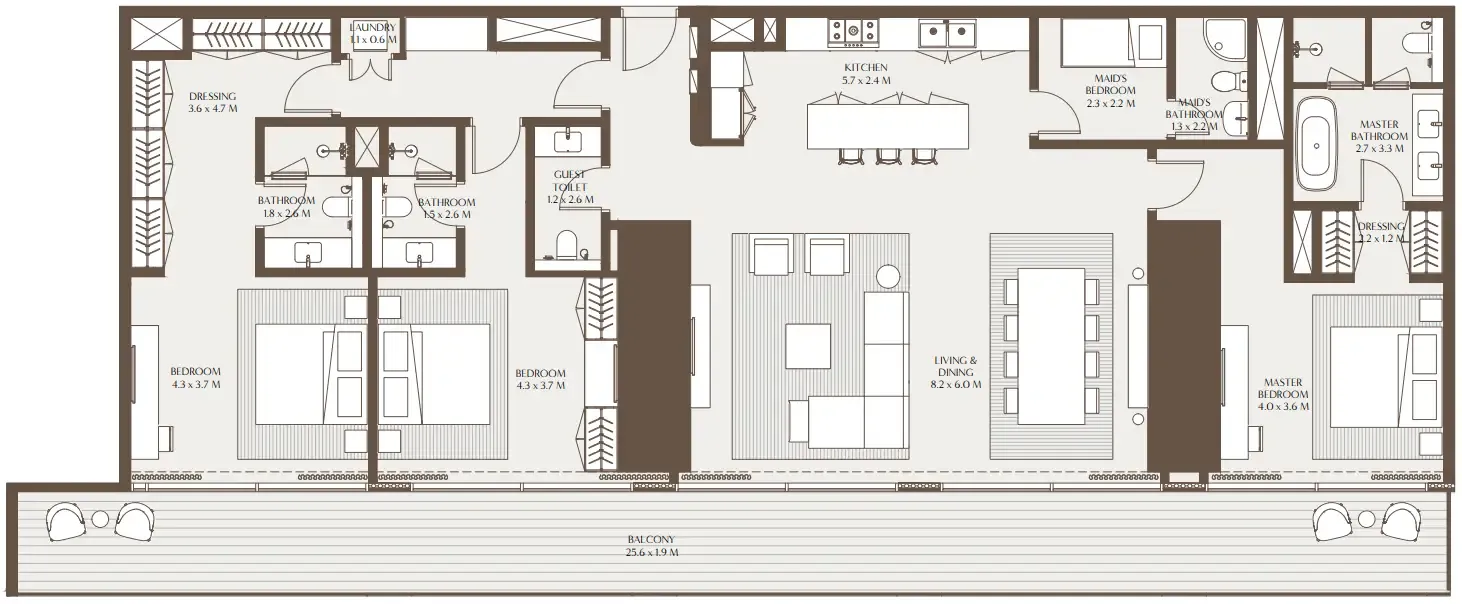 Arada Akala Residences floor plan