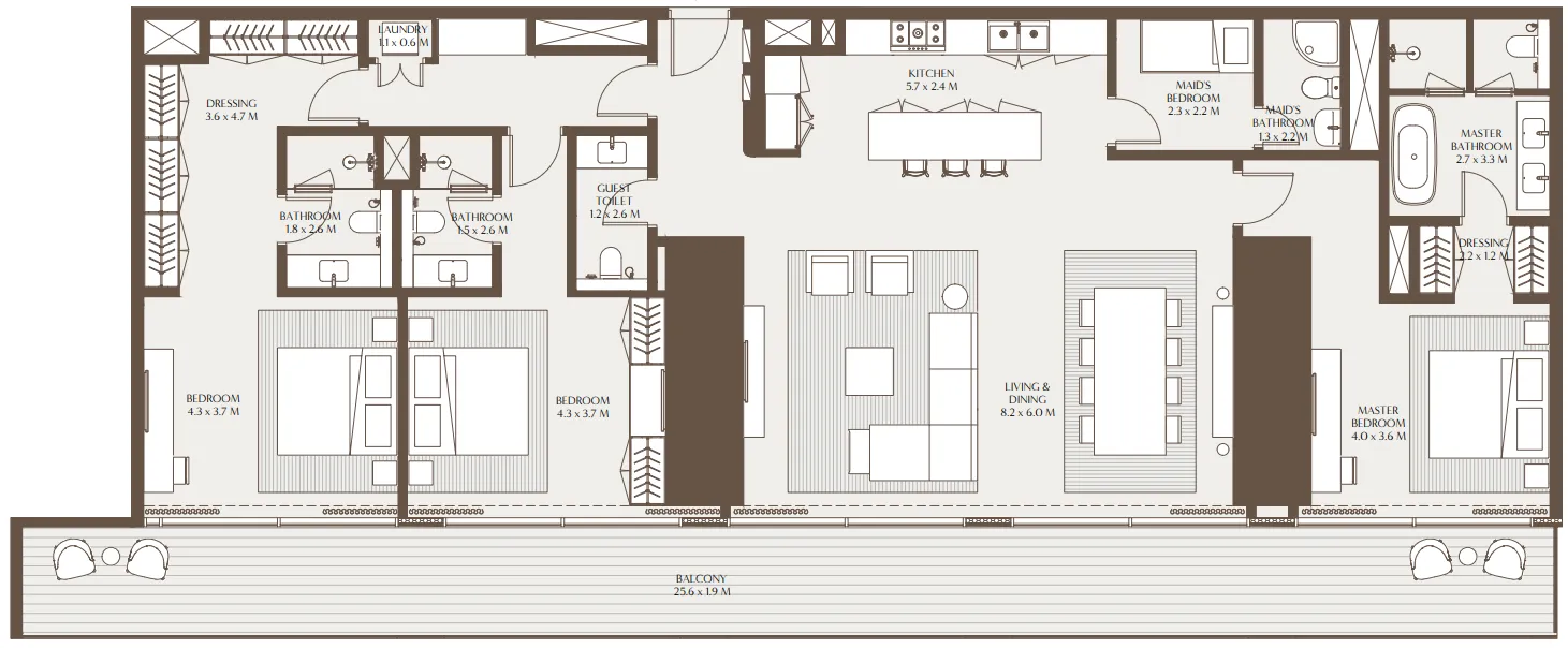 Arada Akala Residences floor plan