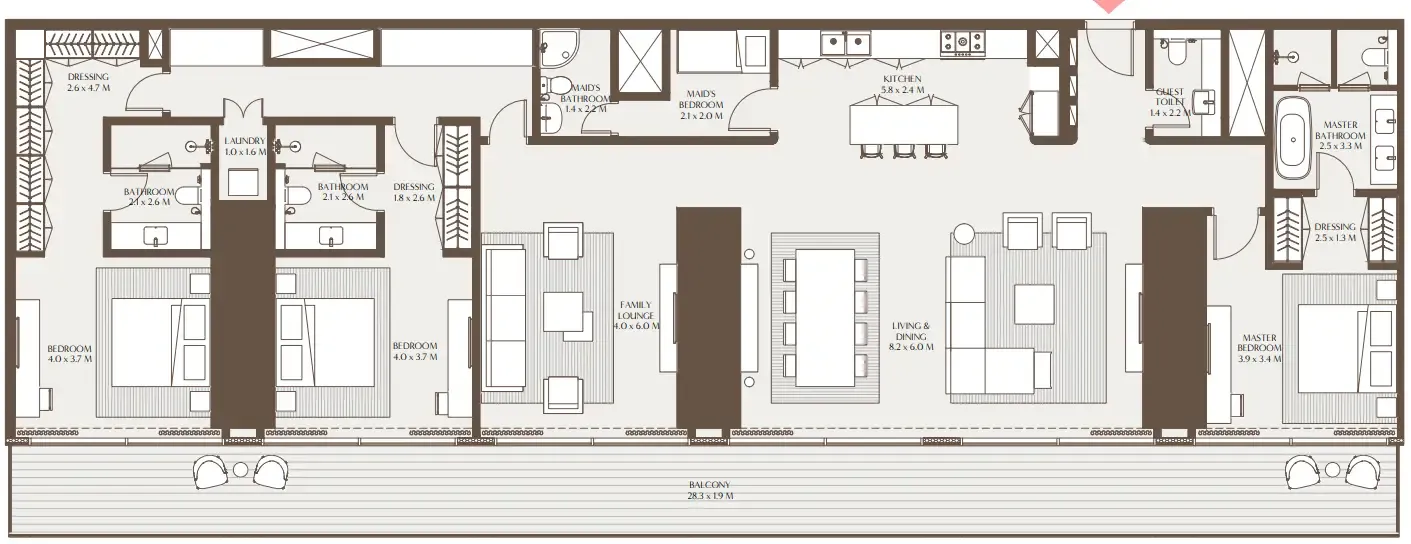 Arada Akala Residences floor plan