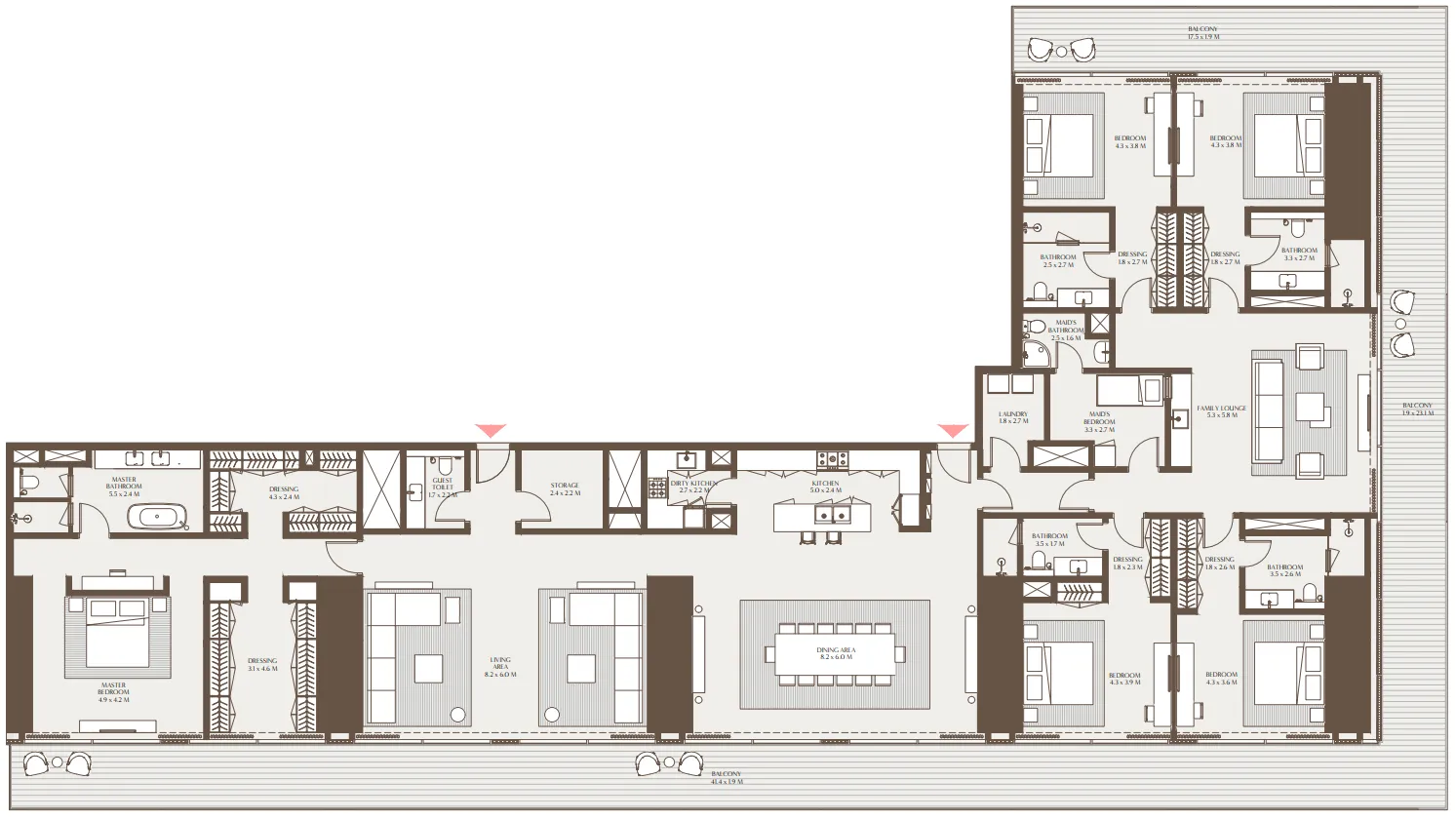 Arada Akala Residences floor plan