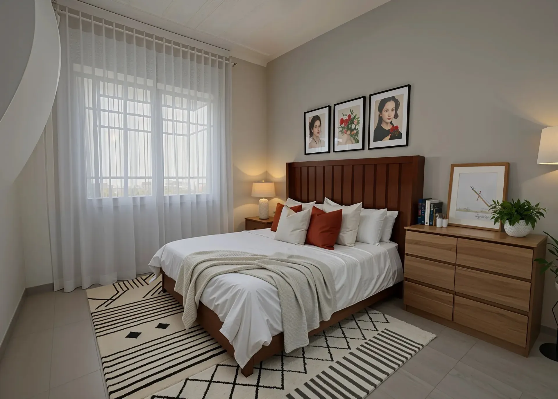 Interior at Al-Aamra 1 Tower in Al Amerah Ajman