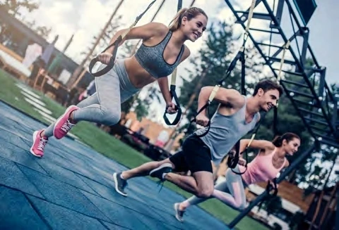 Al Fresco Gym amenity image at Damac Hills - Park Town