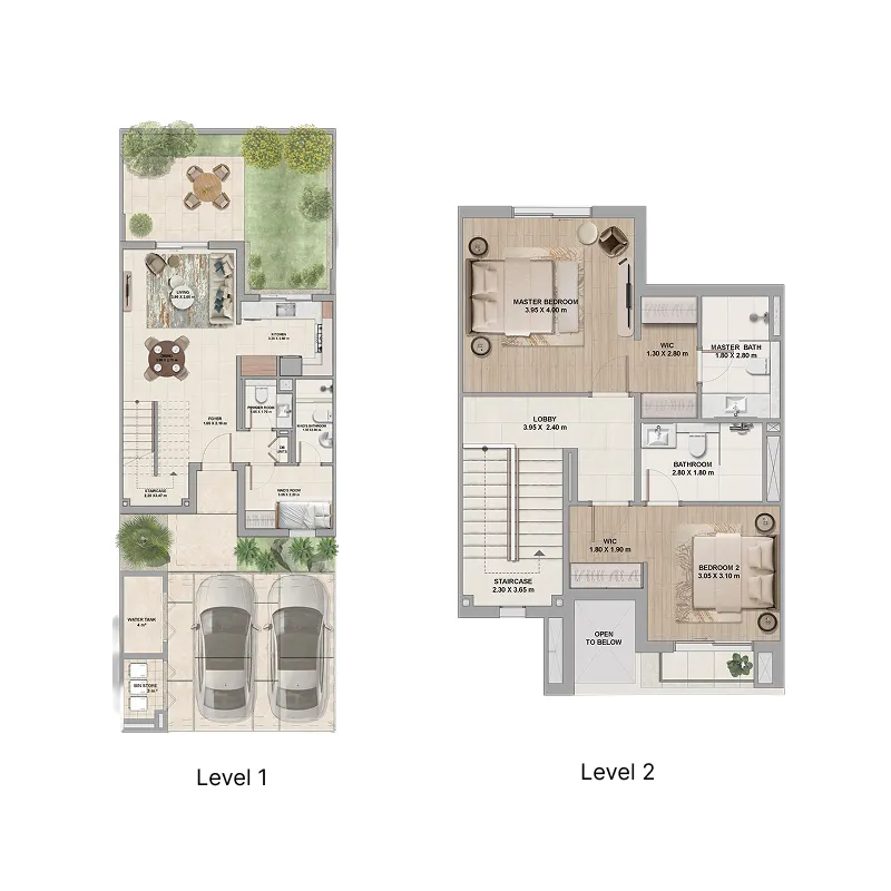 ALDAR Al Ghadeer Gardens floor plan