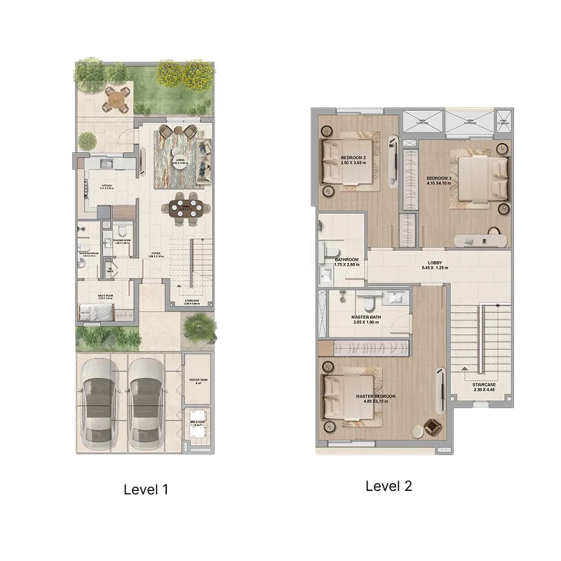 ALDAR Al Ghadeer Gardens floor plan