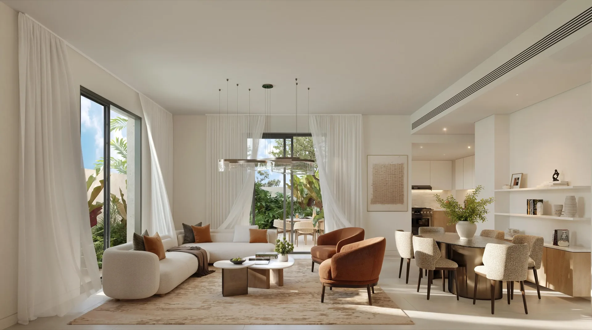 Interior at Al Ghadeer Gardens in Abu Dhabi Abu Dhabi