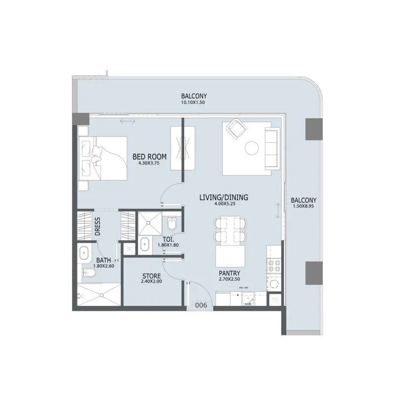Jersey Real Estate Development Al Ghaf 2 floor plan