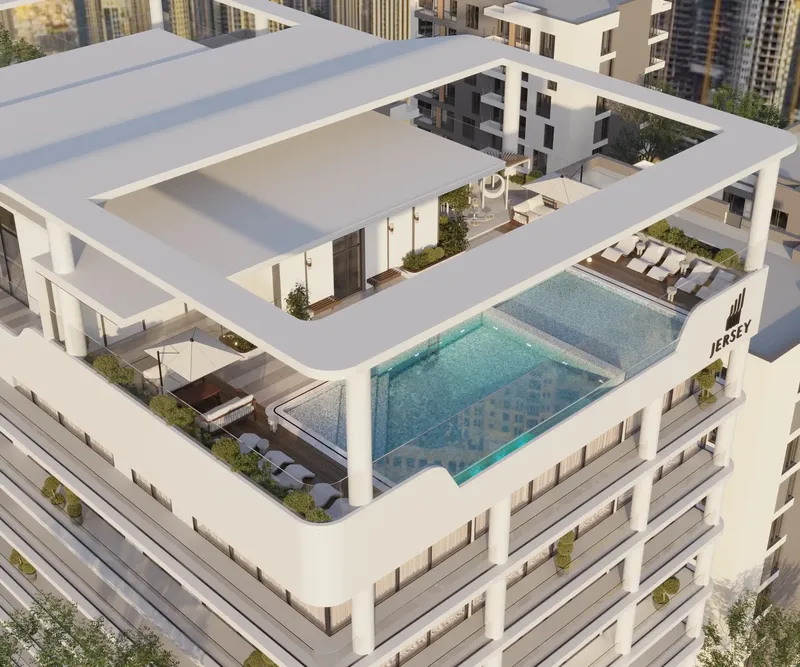 Exterior at Al Ghaf 2 in Jebel Ali Village Dubai