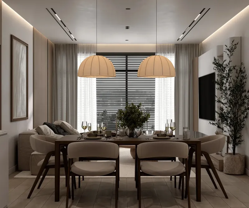 Interior at Al Ghaf 2 in Jebel Ali Village Dubai