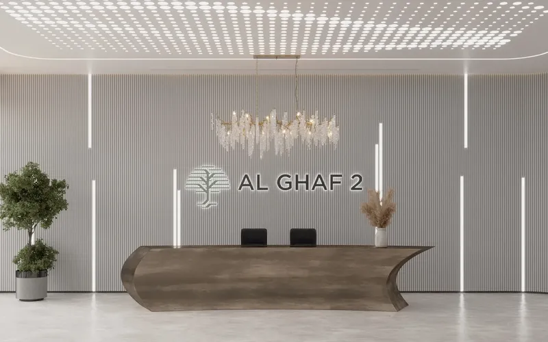 Lobby at Al Ghaf 2 in Jebel Ali Village Dubai