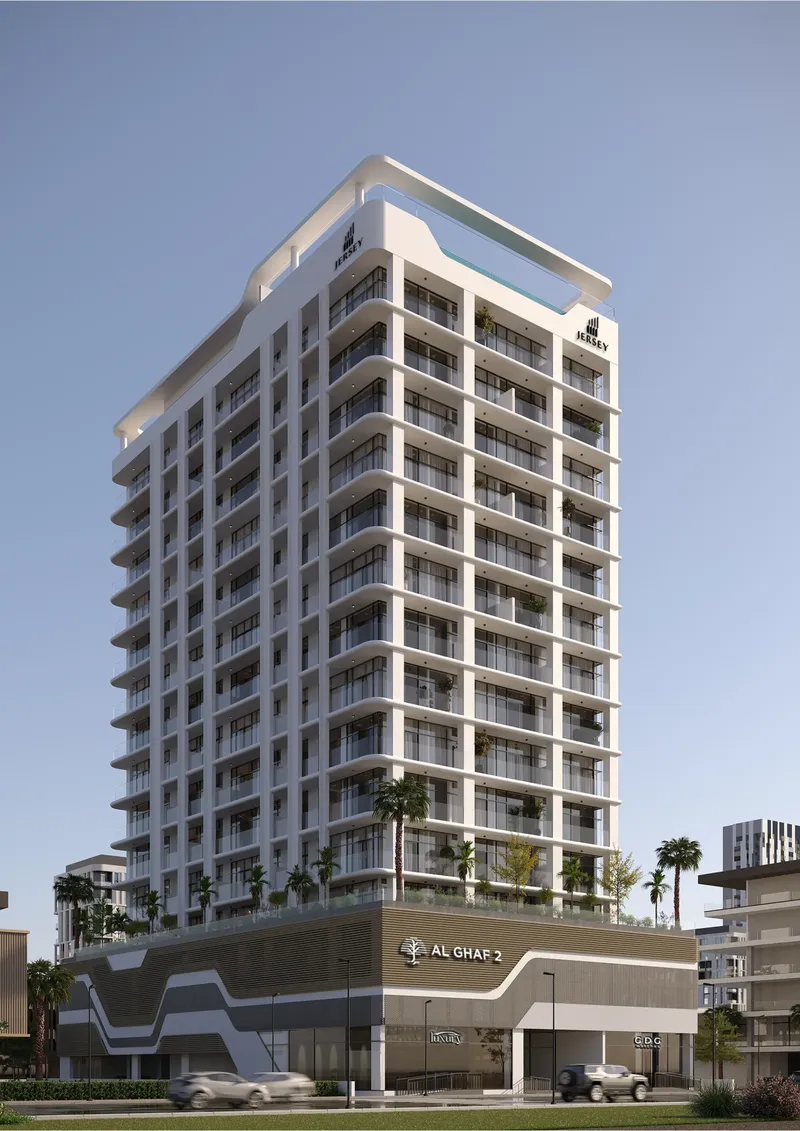 Exterior at Al Ghaf 2 in Jebel Ali Village Dubai